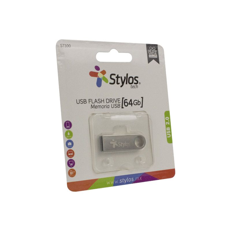 Memoria usb 64gb stylos. stmusb4b