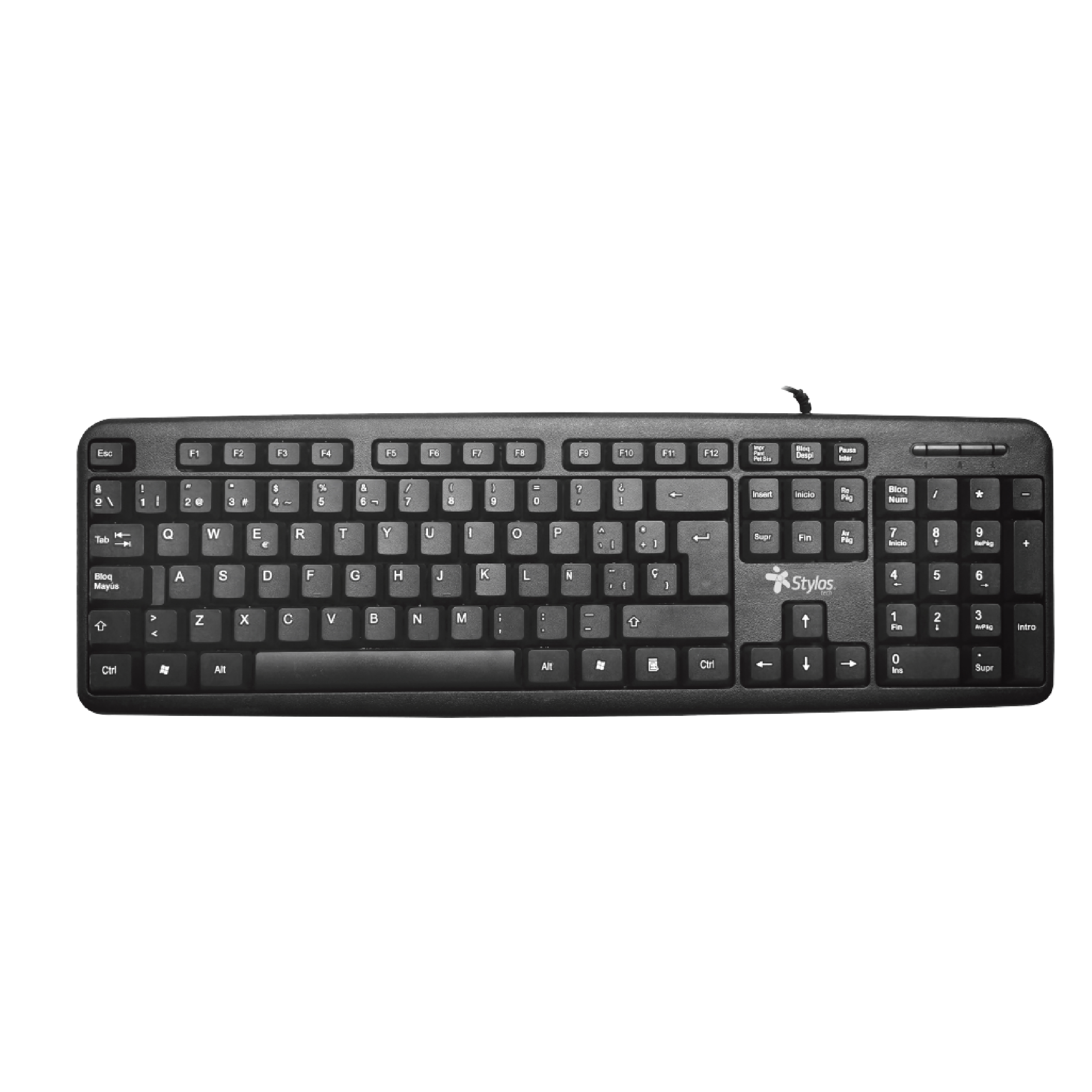 Teclado alambrico stylos. stptec5b