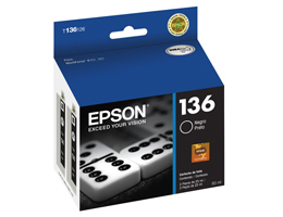 Cartucho epson t136126-al - negro, epson