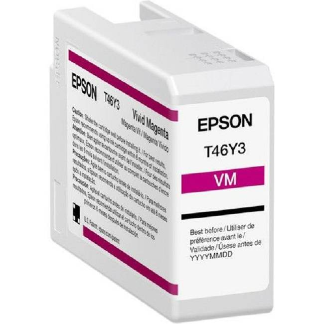 Cartucho epson pro10 t46y300 tinta ultrachrome magenta 50ml compatible para surecolor p900