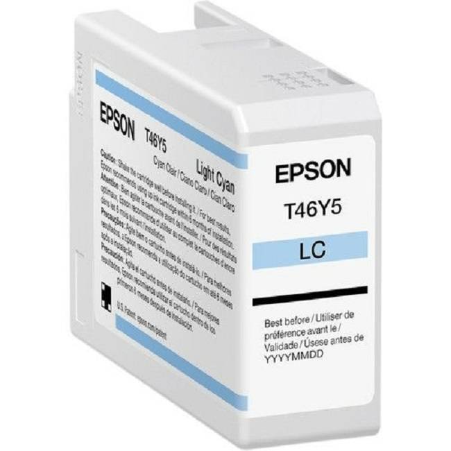 Cartucho epson pro10 t46y500 tinta ultrachrome light cyan 50ml compatible para surecolor p900