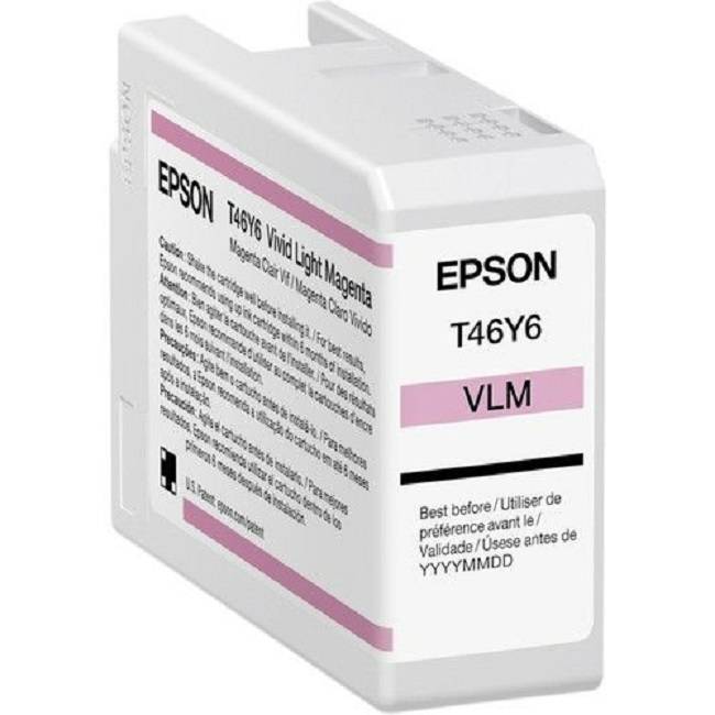 Cartucho epson pro10 t46y600 tinta ultrachrome light magenta 50ml compatible para surecolor p900