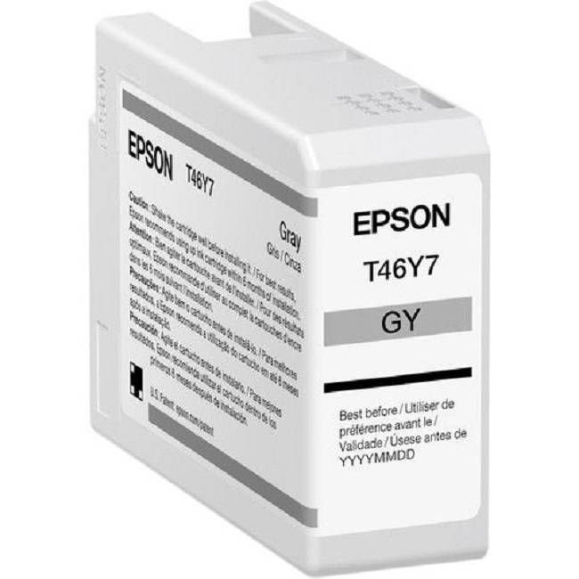 Cartucho epson pro10 t46y700 tinta ultrachrome gray 50ml compatible para surecolor p900