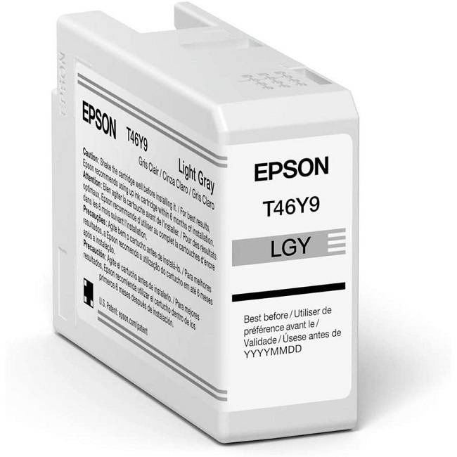 Cartucho epson pro10 t46y900 tinta ultrachrome light gray 50ml compatible para surecolor p900