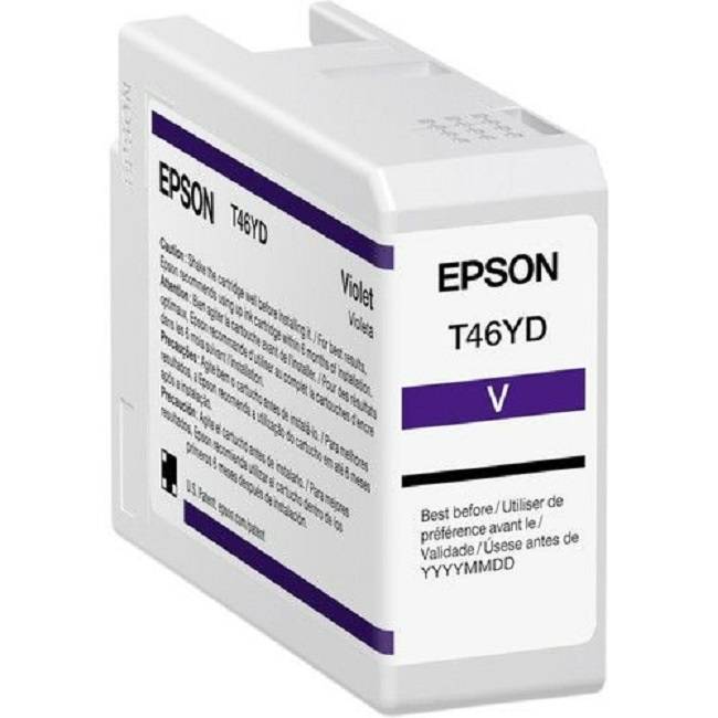 Cartucho epson pro10 t46yd00 tinta ultrachrome violet 50ml compatible para surecolor p900