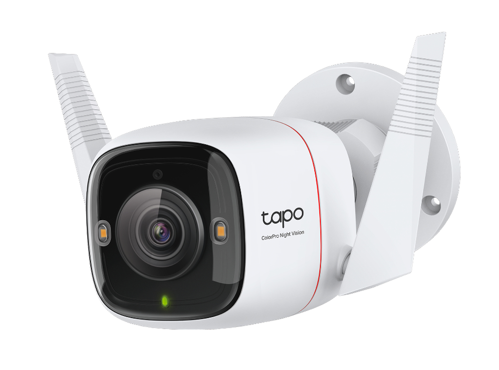 Camara ip | tapo c325wb | wifi | exterior | 2k qhd 4mp | ip66 | vision nocturna color pro | 127° | soporta hasta 512mb en microusb