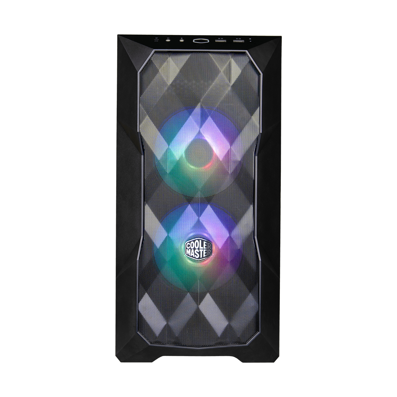 Gabinete cooler master  td300-kgnn-s00 mesh con ventana argb - mini tower