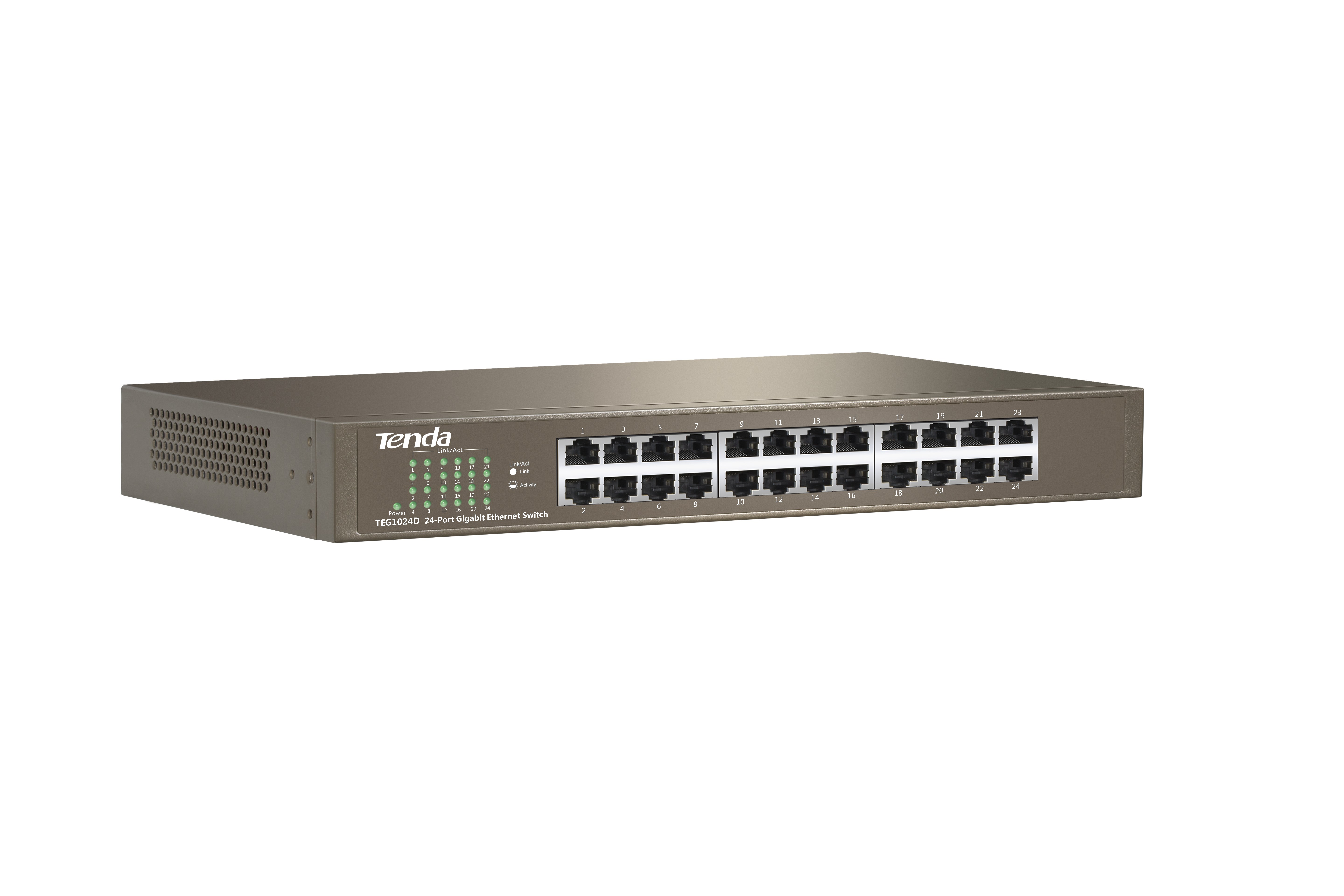 Switch gigabit tenda teg1024d 24 puertos