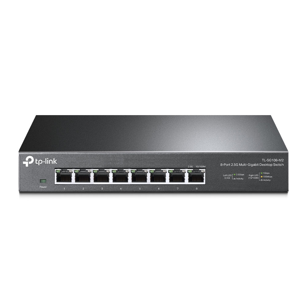 Switch tp-link tl-sg108-m2 - negro, 8