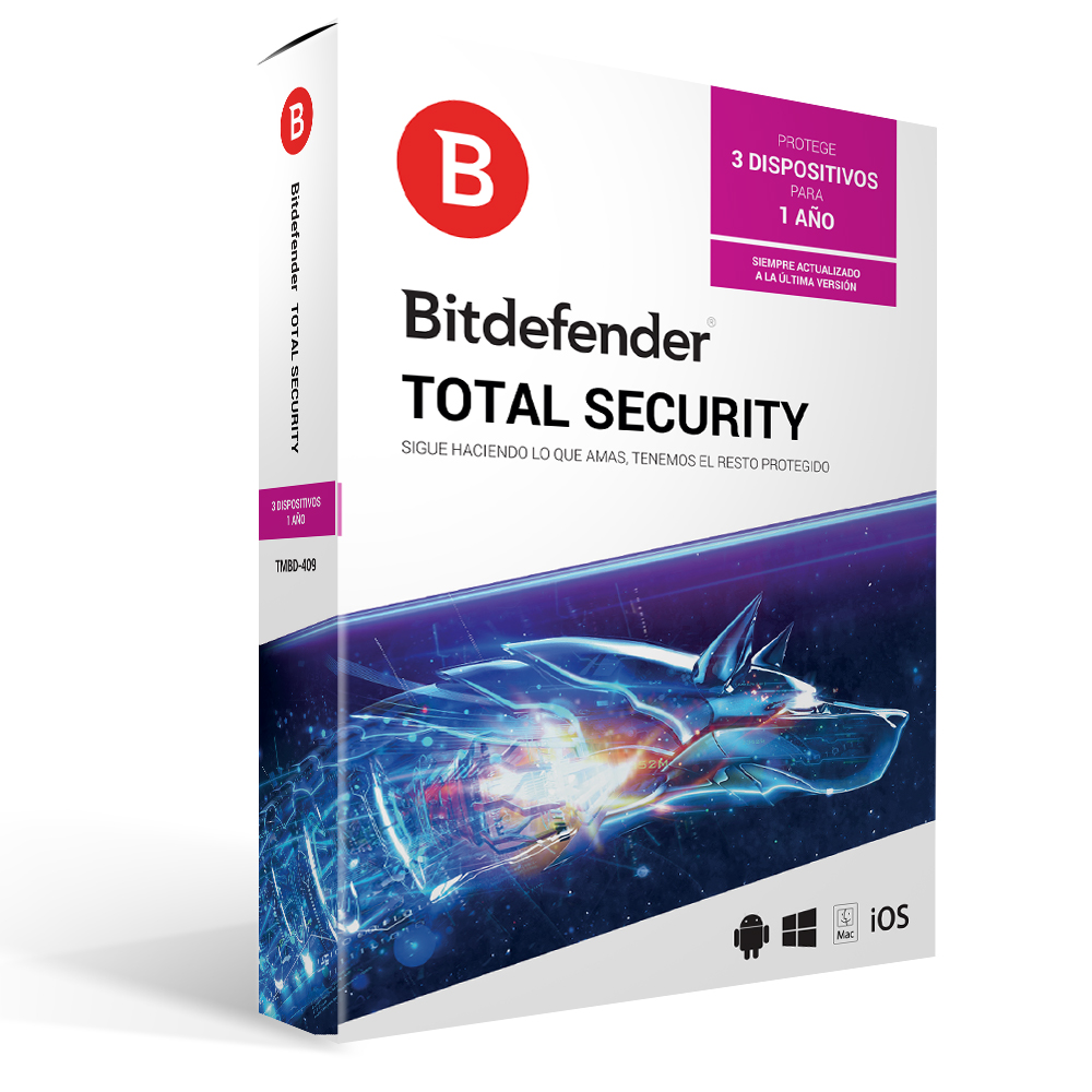 Antivirus bitdefender tmbd-409 - 3 licencias, 1 año(s)