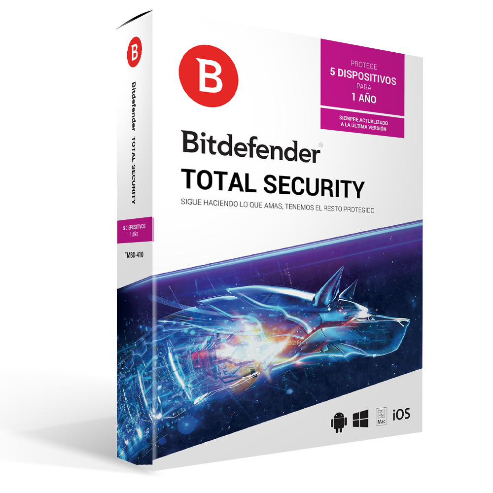 Antivirus bitdefender tmbd-410 - 5 licencias, 1 año(s)