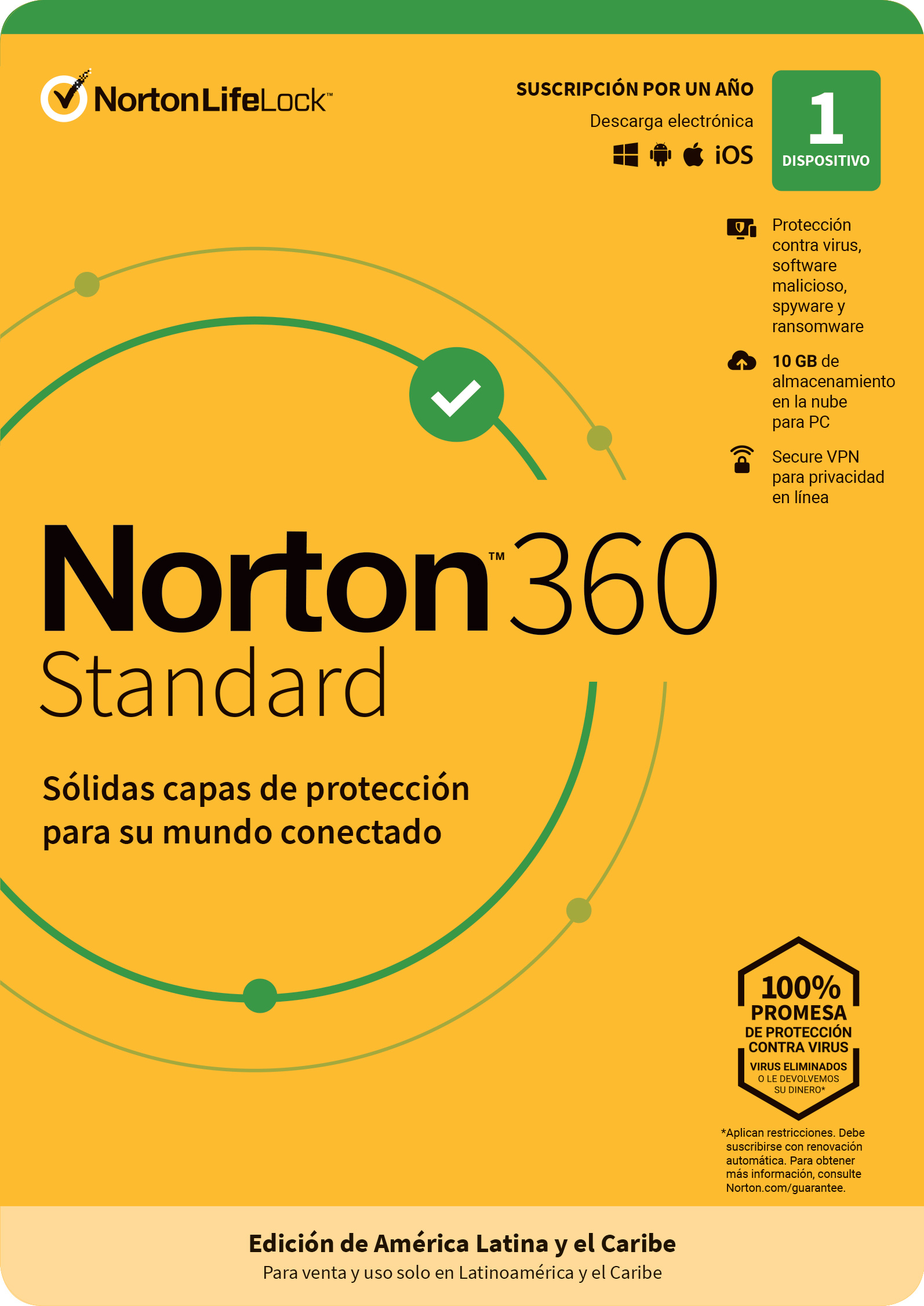 Norton 360 standard internet sec 1l 1a