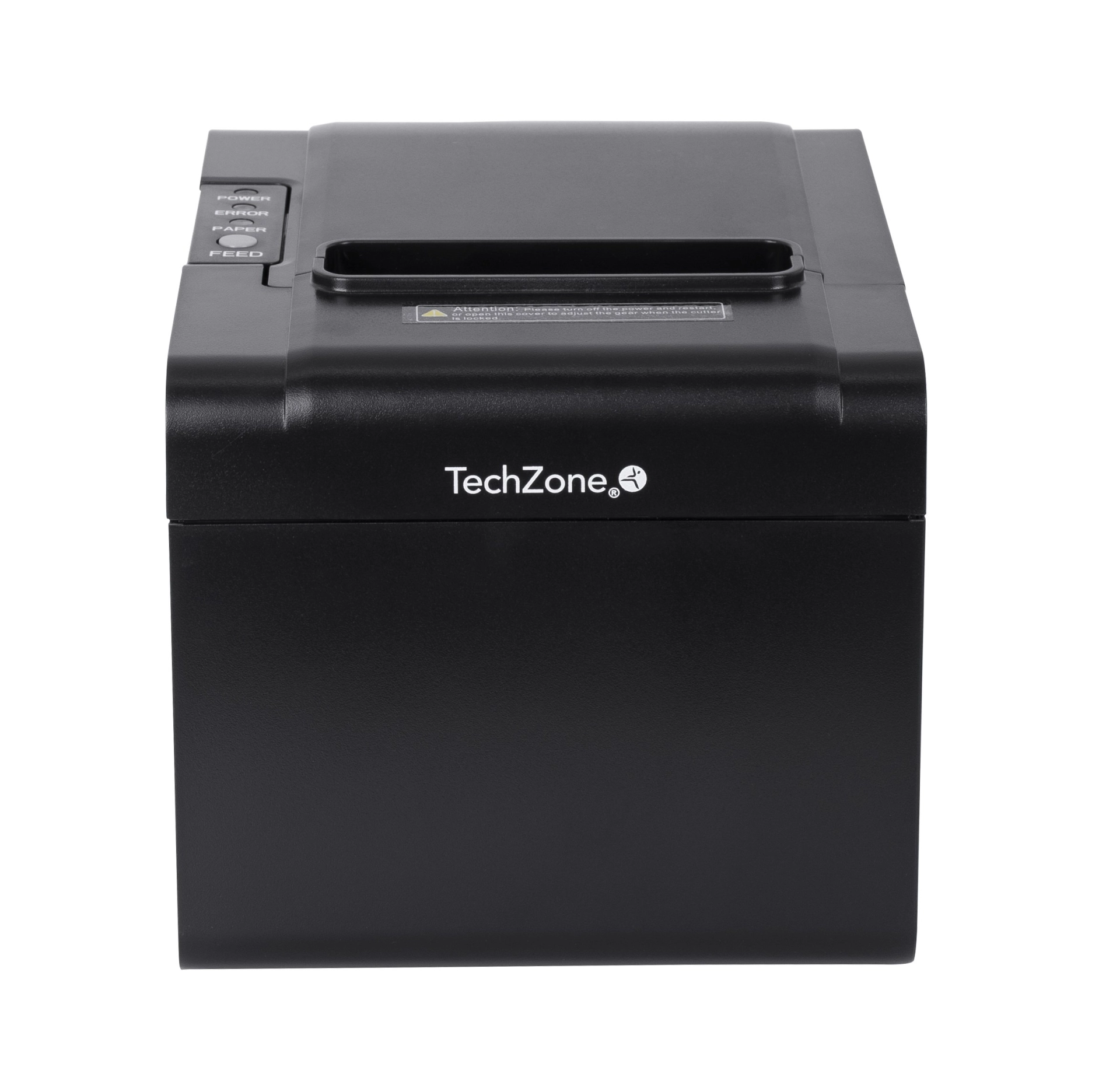 Impresora termica techzone tzbe102 de 80mm - vel de 250mm/s, 203 dpi´s, usb-serial-rj45-rj11, cortador automatico, 1 año de garantía