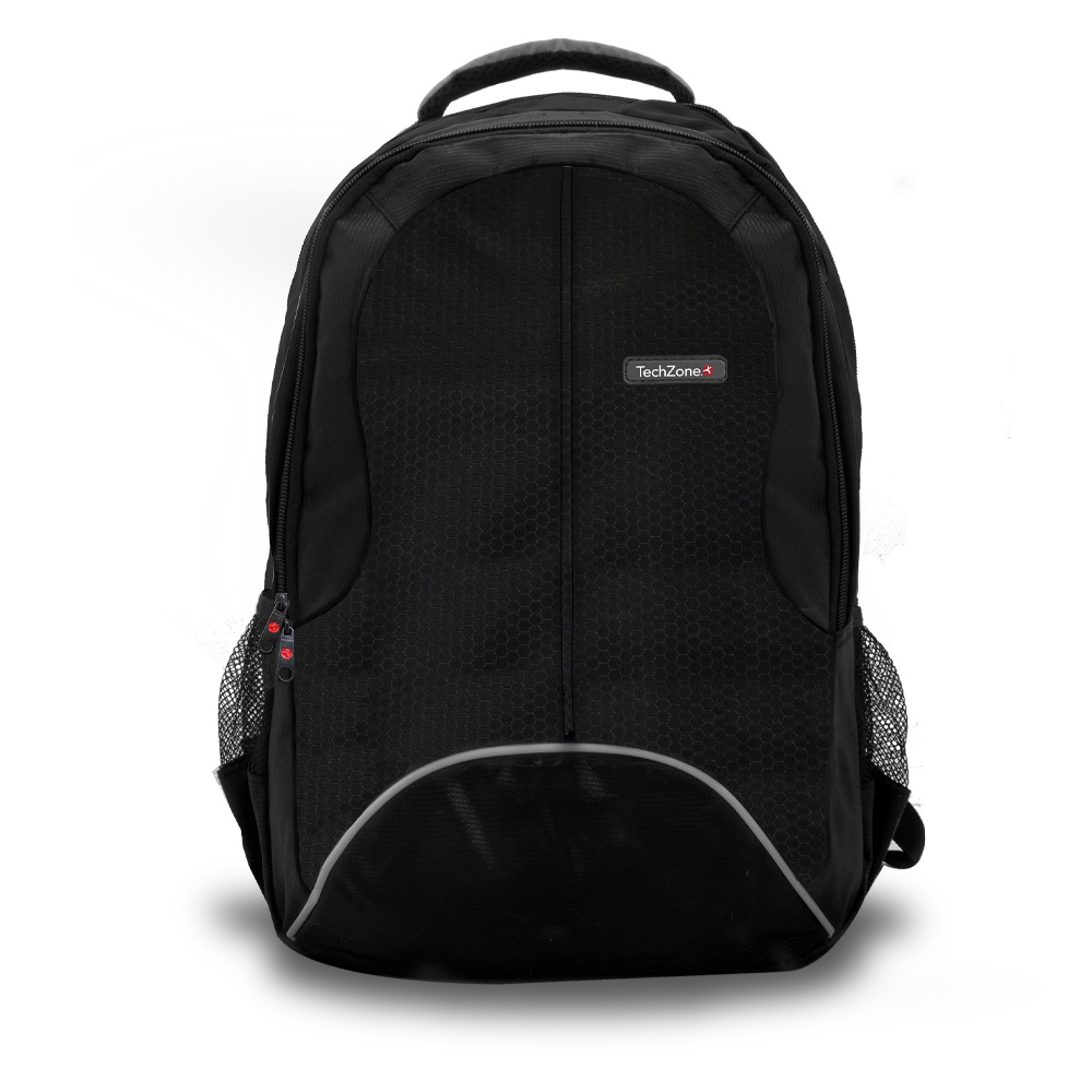 Backpack eco sport techzone - de 15.6 pulgadas, múltiples compartimientos, costuras y asas reforzadas, garantía limitada de por vida.