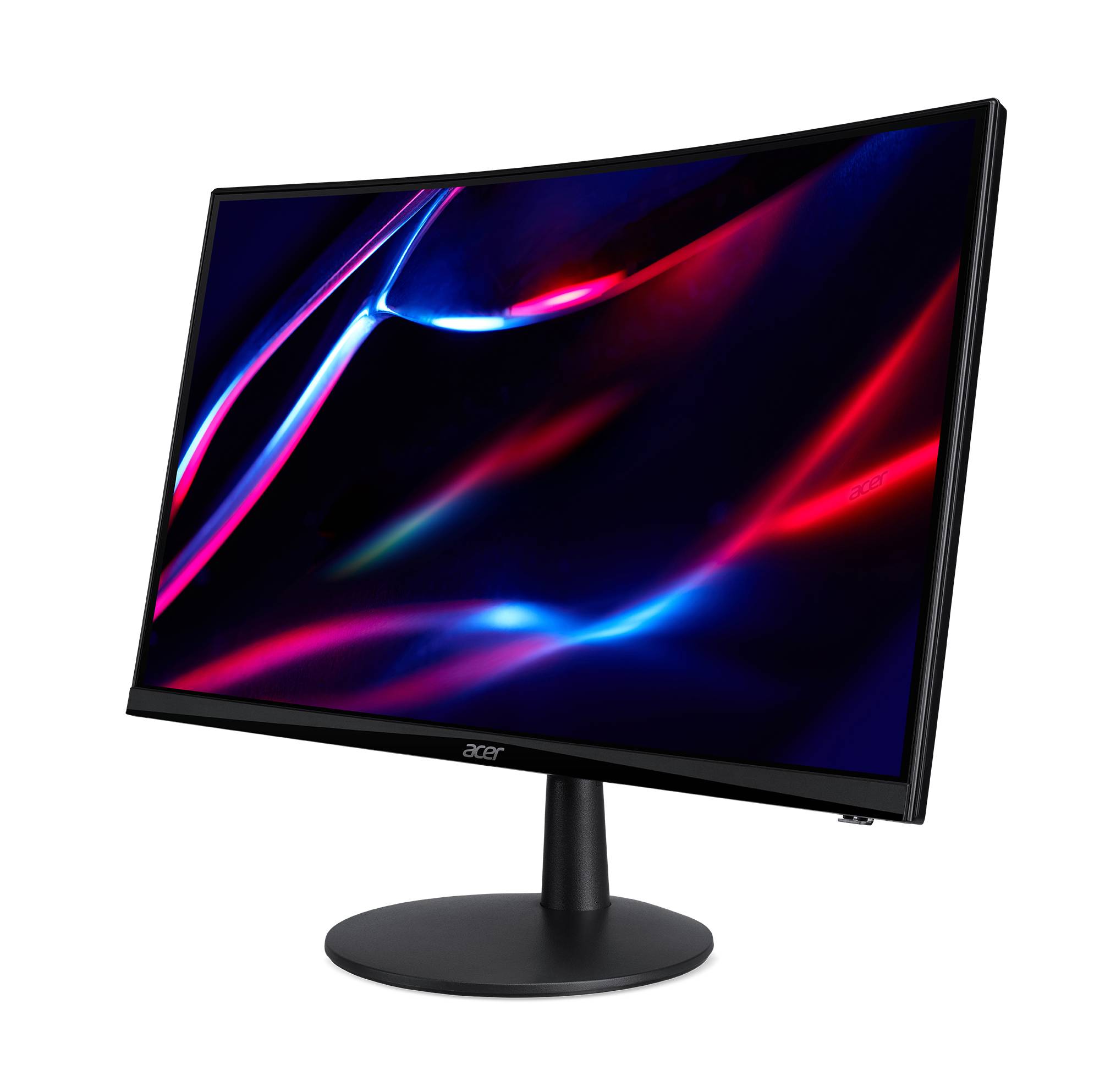 Monitor acer gamer curvo ed240q hbi 23.6; full hd 1920 x1080; va;100hz; 1ms (vrb); 1xvga 1xhdmi; amd freesync; incluye cable hdmi; 3 años de garantia