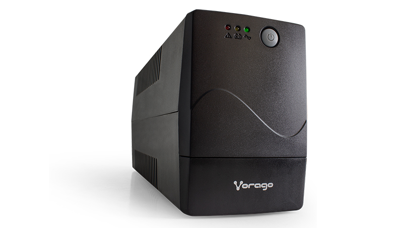 No break vorago ups-301 - 800 va, 480 w, 6 contactos con respaldo, hogar y oficina