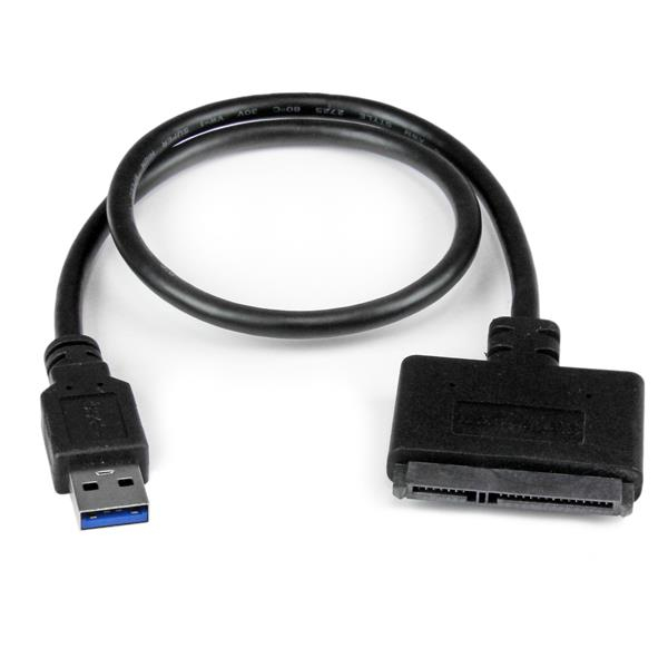 Cable adaptador usb startech.com usb3s2sat3cb - sata, macho/macho, negro