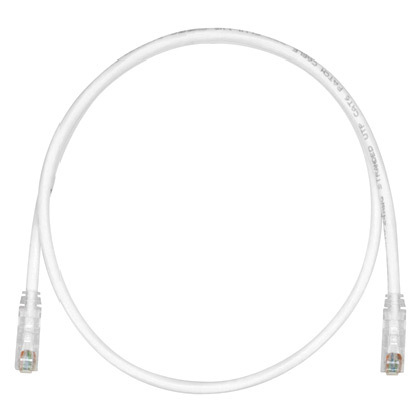 Cable de parcheo panduit utpsp7gyy - 2, 13 m, rj-45, rj-45, color blanco