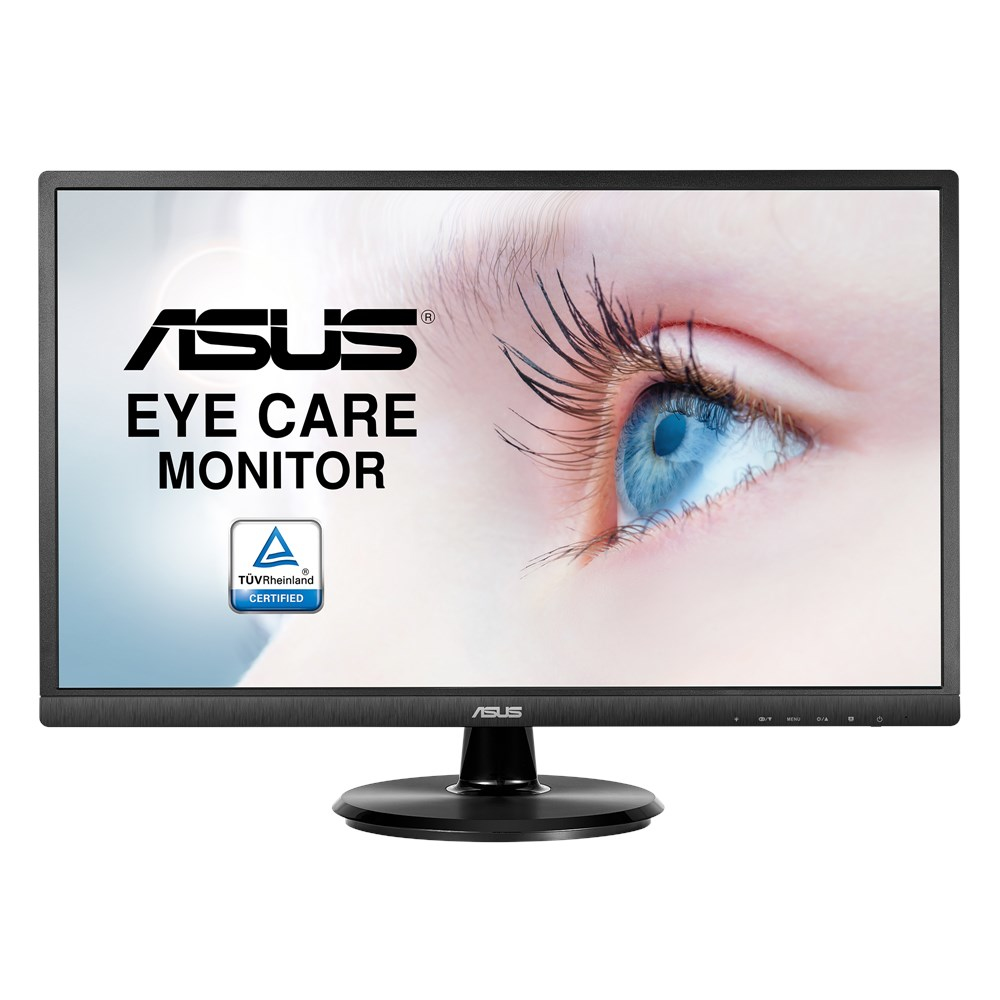 Monitor full hd asus va249he - 23.8 pulgadas, 250 cd / m², 1920 x 1080 pixeles, 5 ms, negro