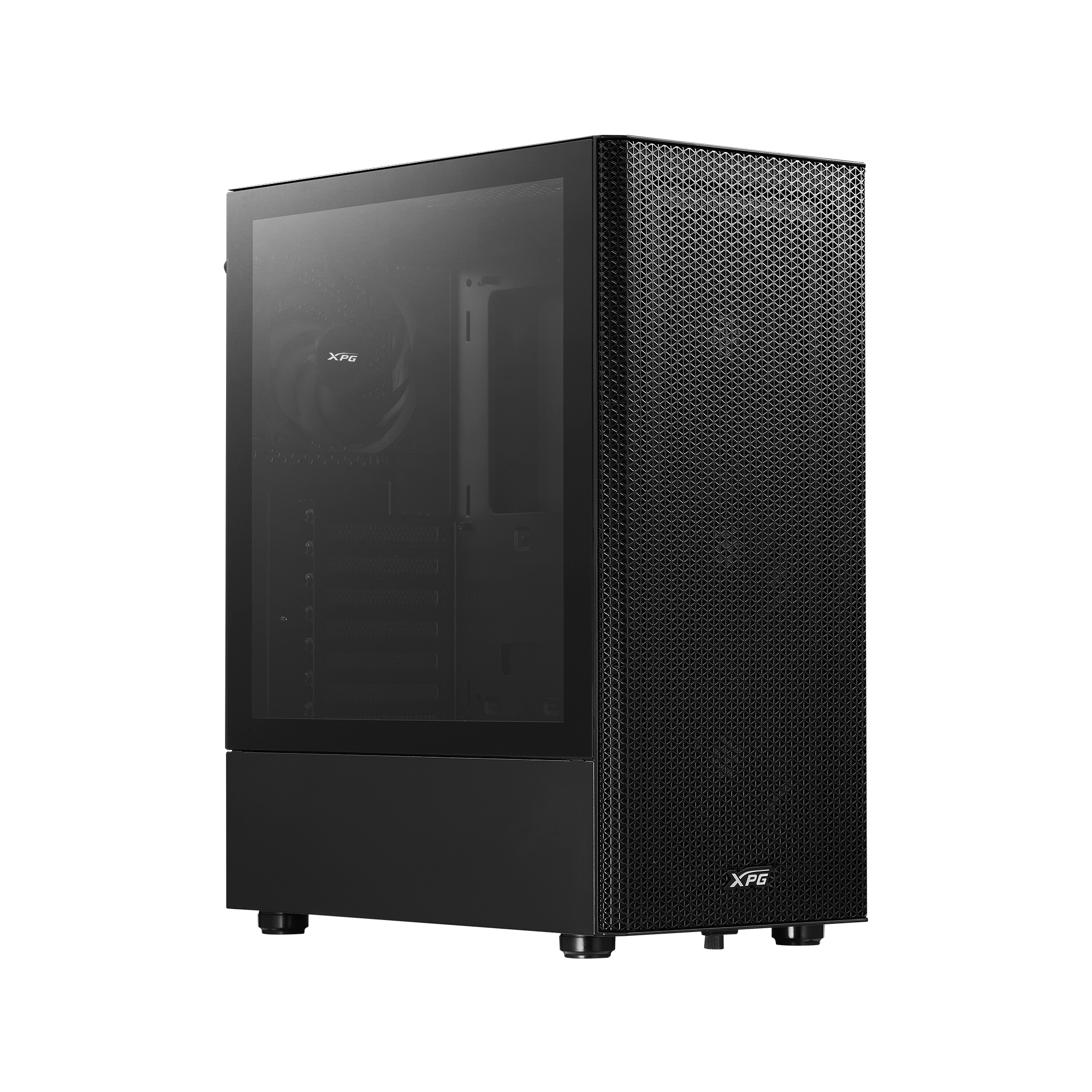 Gabinete gamer xpg valor mesh. media torre. atx - micro-atx y mini-itx. panel lateral de vidrio templado, filtro de polvo extraíble. valormeshmt-bkcww