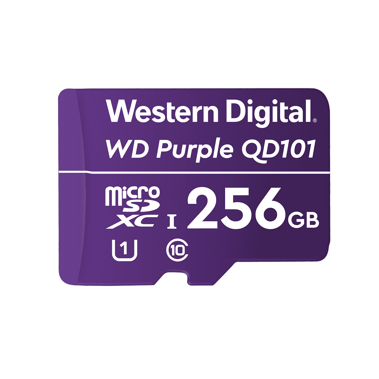 Memoria micro sd wd purple - 256gb, clase 10, clase de velocidad uhs 1 (u1)  wdd256g1p0c