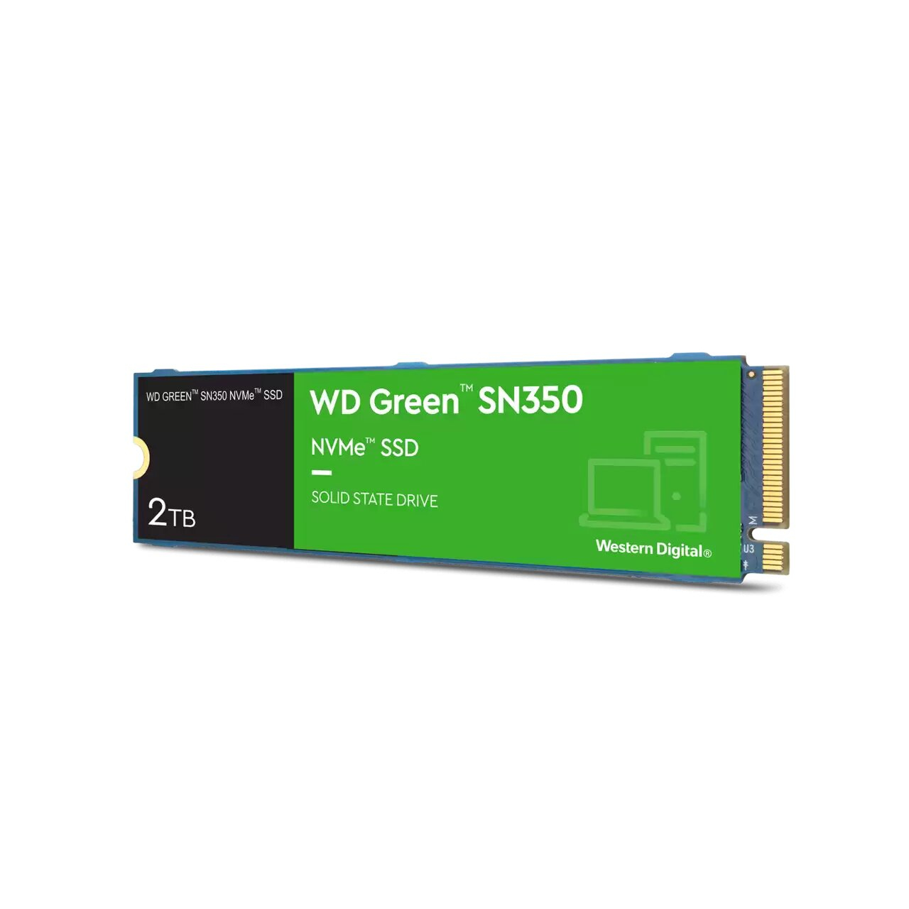 Unidad de estado solido western digital sn350 - 2 tb, m.2 pcie gen3