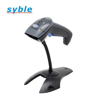 Lector de código de barras  syble 6258 - 2d, usb, incluye base