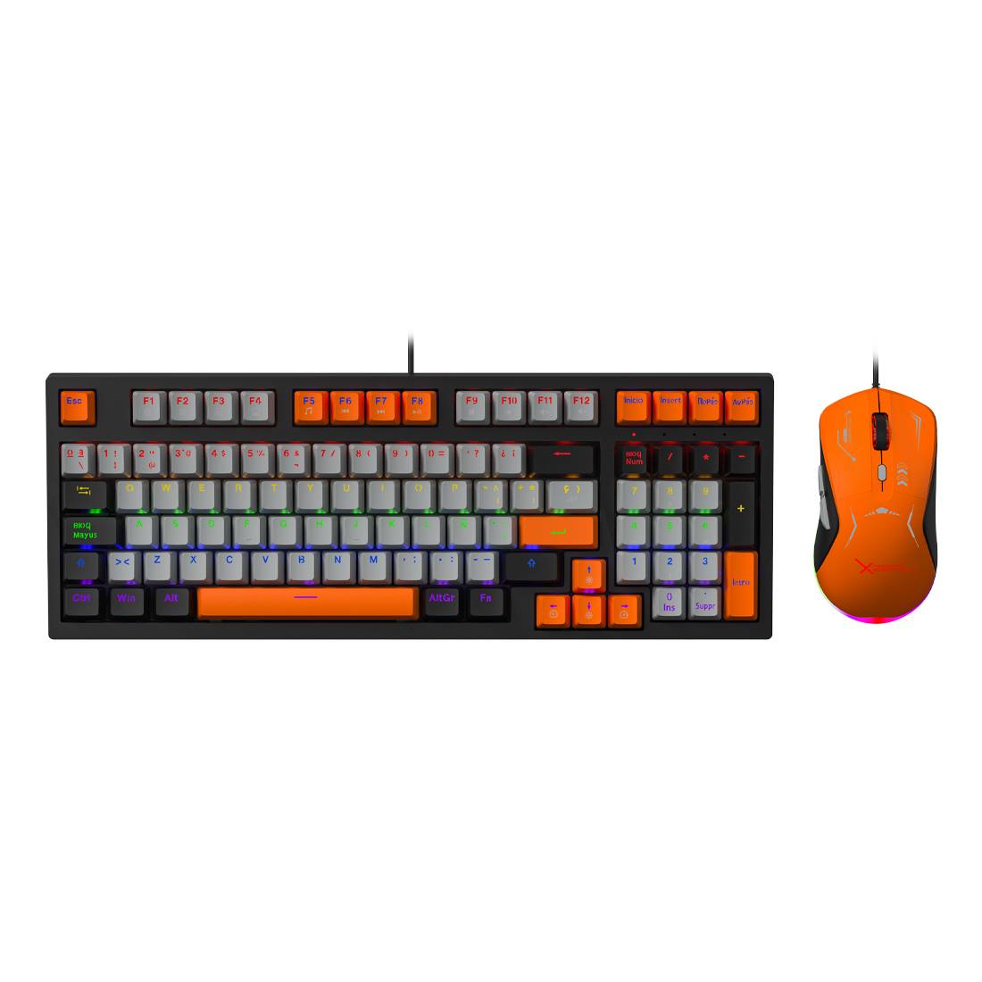 Kit gamer xzeal 2 en 1 xz-201 xzpkt1ng