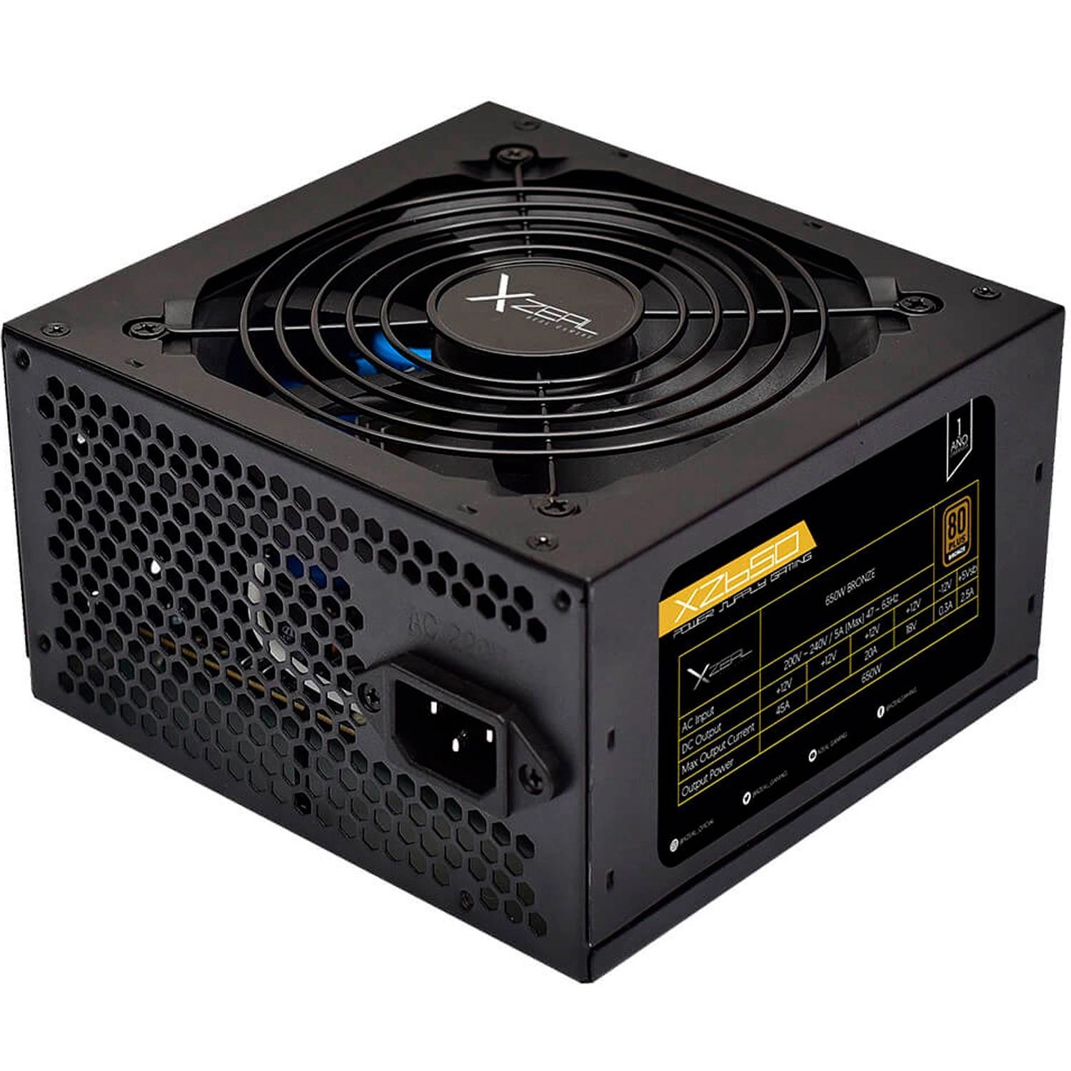 Fuente de poder xzeal 650w. xzps650b