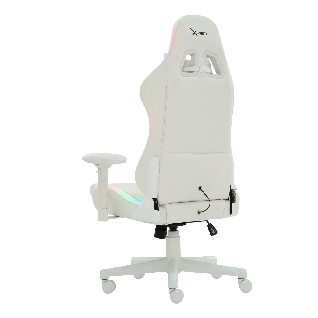 Silla gamer blanca rgb xz15w xzeal. xzsxz15w