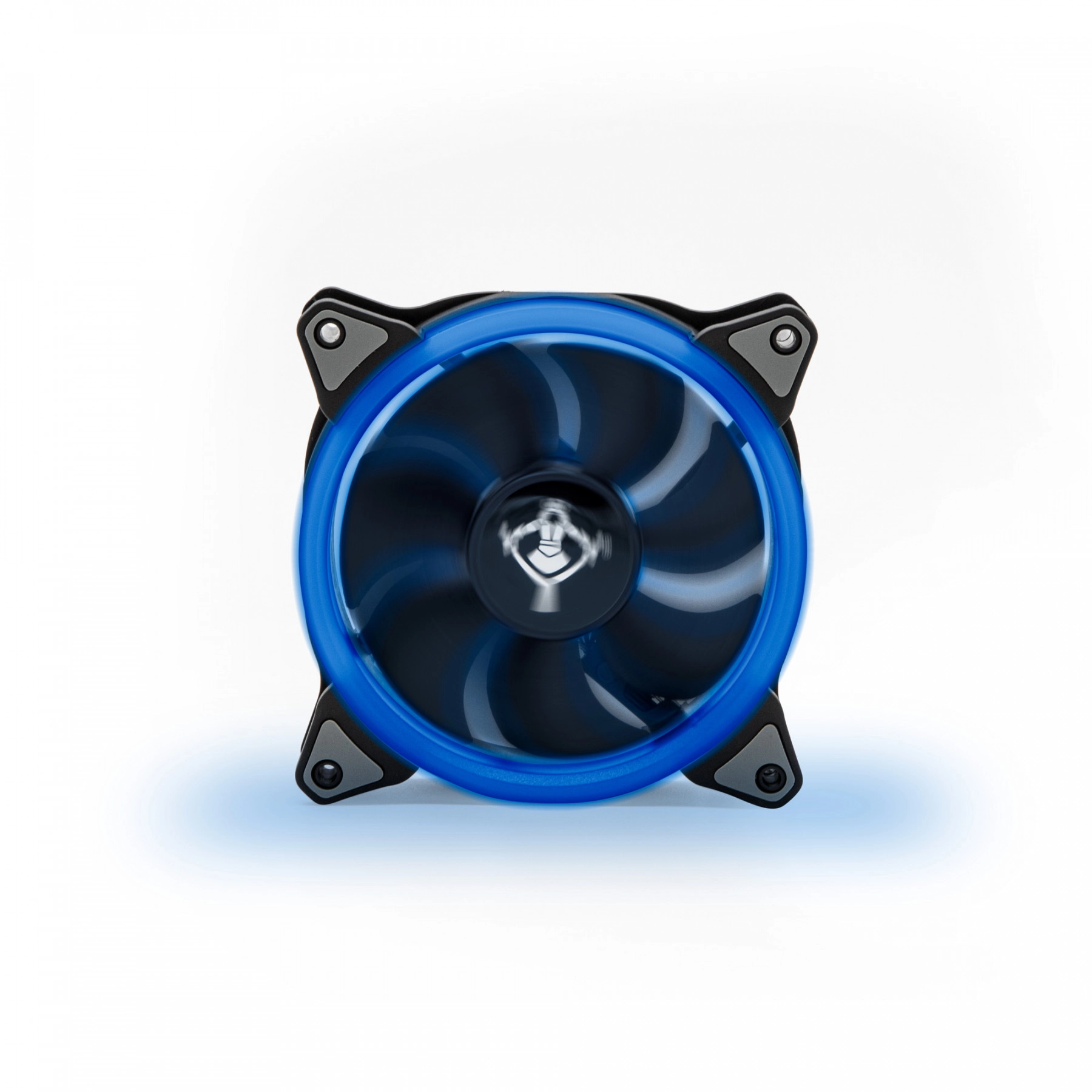 Ventilador gamer yeyian led azul yct-050720b typhoon - 120mm, 3pzas