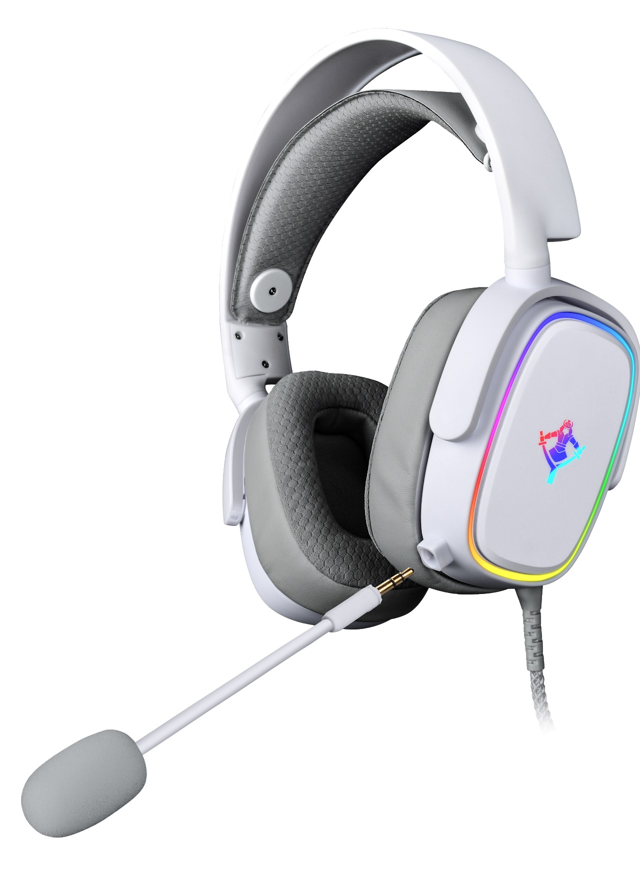 Diadema gamer proud rgb yeyian ydg-33406 - diademas, blanco