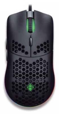 Mouse gamer yeyian ymg-24310 links 3000 - rgb, 6 botones, negro, usb