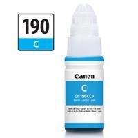 Botella de tinta canon gi-190 cyan,rendimiento 7,000 paginas,compatible g1100,g2100,g3100,g4100