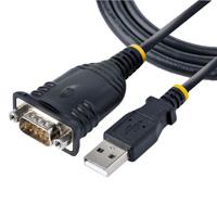 Cable de 1m usb a serial, convertidor db9 macho rs232 a usb, prolific, adaptador usb a serial para plc/impresora/escáner, adaptador usb a puerto com, windows/mac - startech.com mod. 1p3fp-usb-serial