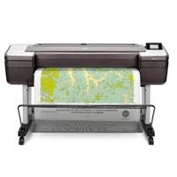 Plotter hp designjet t1700ps, 44 pulgadas, 111 cm, impresora, 6 tintas, red, 1vd87a