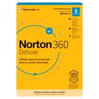 Norton 360 deluxe / total security / 3 dispositivos / 1 año (caja)