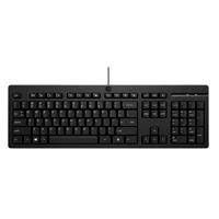 Teclado alambrico hp 25 qwerty espa negro usb