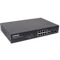 Poe switch ,intellinet,561167,webadmin gb  8 ptos 30w/pto, 140w, 2 sfp ports