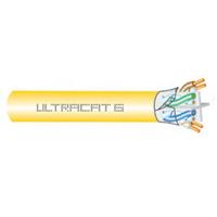 Bobina de cable condumex cat6 utp ultracat cm 100% cobre 23 awg 305 mts color amarillo