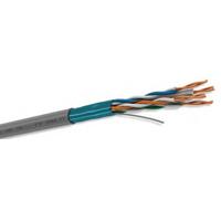 Bobina de cable condumex cat6a f/utp blindaje cmr 100% cobre solido 23 awg rollo 305 metros azul