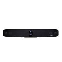 Barra de video conferencia poly hp 8l534aa#abm x70/ sistema de video con camara 4k microfonos y sonido para salas medias con tc10 controladra seguimiento automatico incluye fuente poder