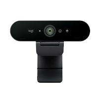 Camara web logitech brio premium 4k con hdr 30fps zoom 5x campo visual 90°. video colaboracion.