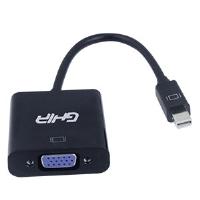 Adaptador ghia convertidor de video mini displayport macho a vga hembra