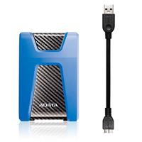 Disco duro externo adata hd650 2tb portatil 2.5 usb 3.2 azul windows mac linux contragolpes (ahd650-2tu31-cbl)