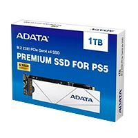 Unidad de estado solido ssd interno 1tb adata premium m.2 2280 nvme pcie gen 4x4 lect. 7400 escrit. 6800 mbs pc laptop mini pcs ps5 3dnand disipador (apsfg-1t-csus)