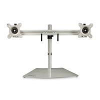 Soporte de escritorio para 2 monitores - soporte ergonomico de sobremesa para 2 monitores de 24 con montaje vesa - con mastil - plata - startech.com mod. armduoss