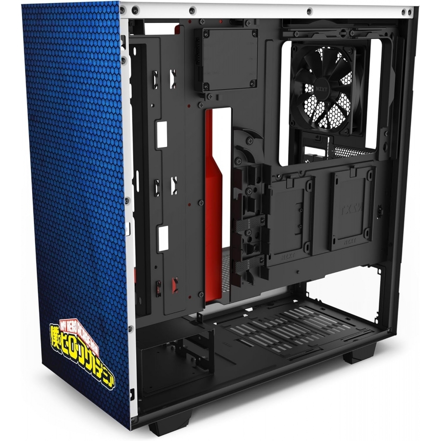 Gabinete nzxt h510i all might /azul/con ventana/midi-tower/atx/micro-atx/mini-atx/ edicion especial/gamer