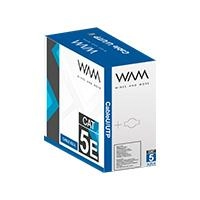 Cable utp wam cat5e-azul - 305 m, azul, cat5e interior, cca