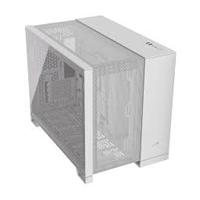 Gabinete corsair airflow 2500d/blanco/semitorre/2 camaras/matx/mitx/cristal templado/gamer (cc-9011264-ww)